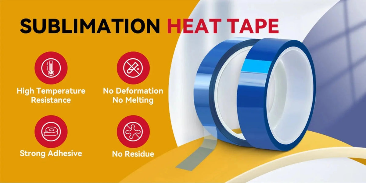 0.39" Sublimation Heat Tape (5 Rolls per Box) - photo 6 of 6 - Roman Empire Print Shop