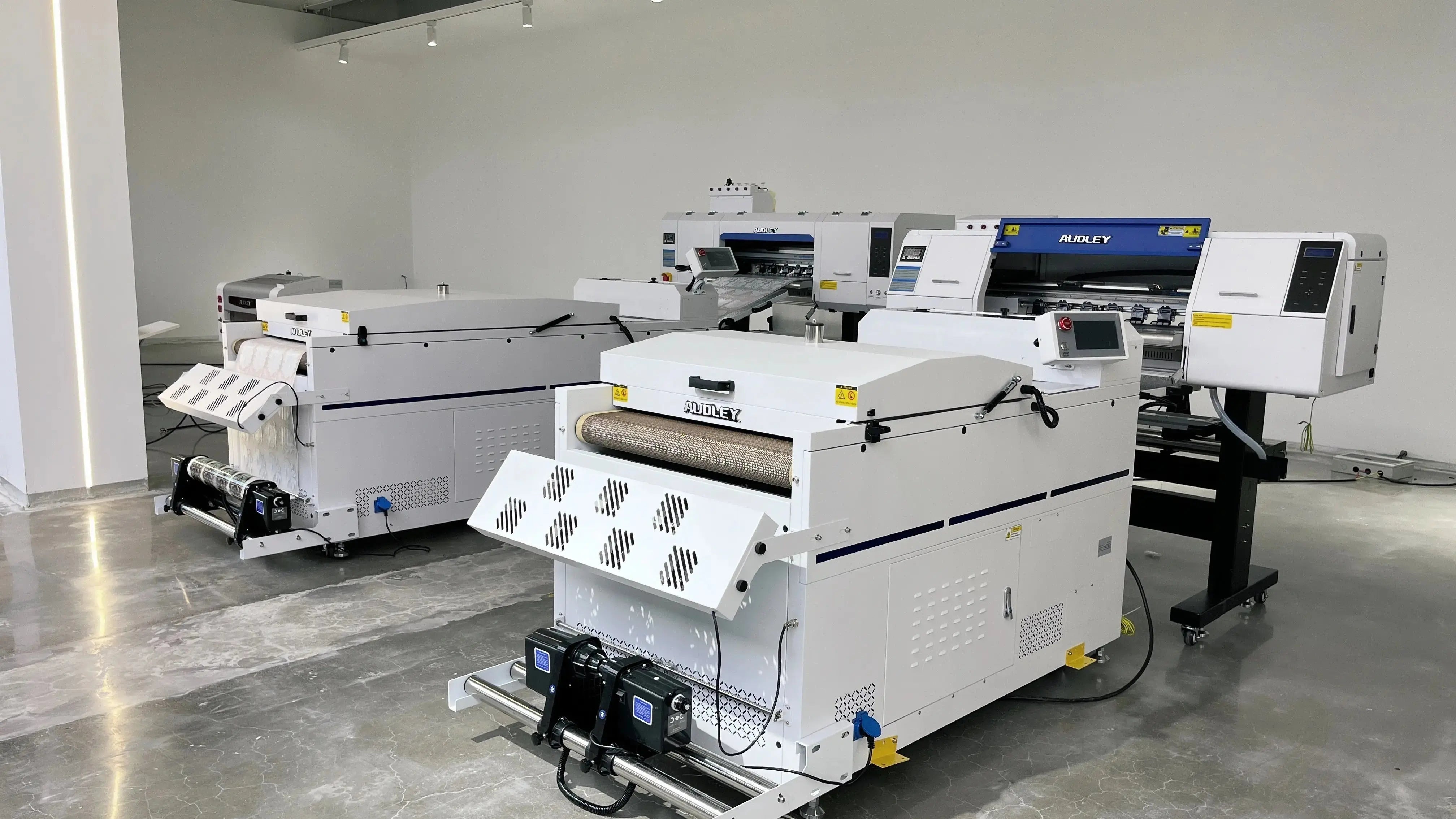 Audley 2 Printheads (i3200-A1) 60cm Premium DTF Printer with Audley DF-800(A) Powder Shaker