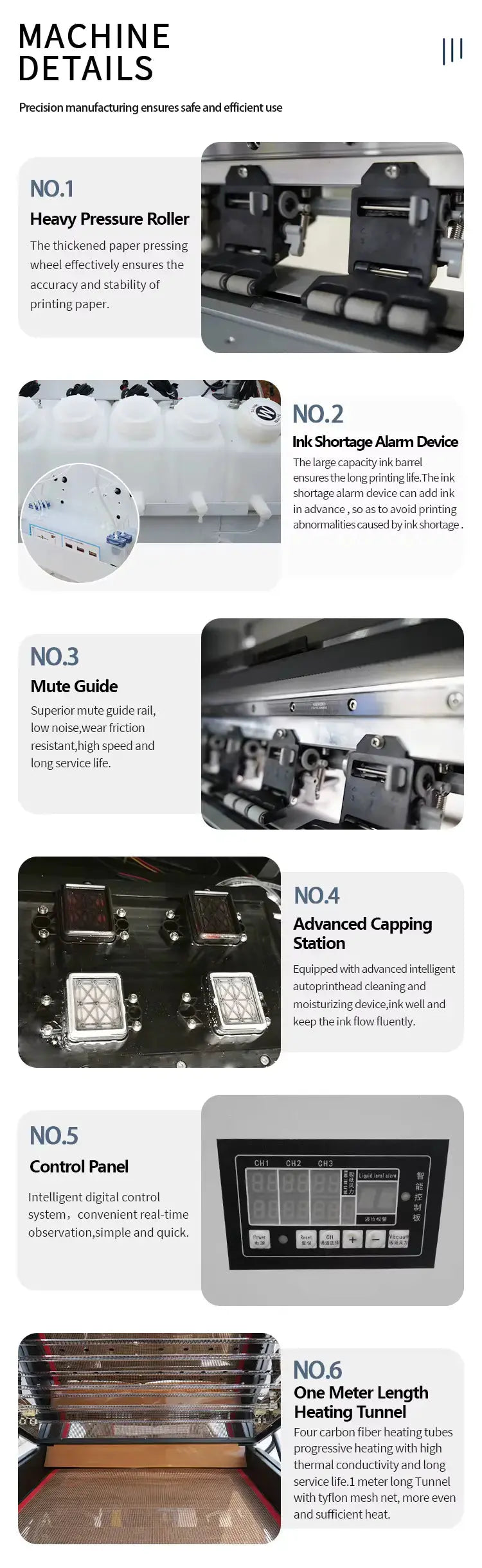 Audley 6 Printheads (i3200-A1) 24in (60cm) Premium DTF Printer