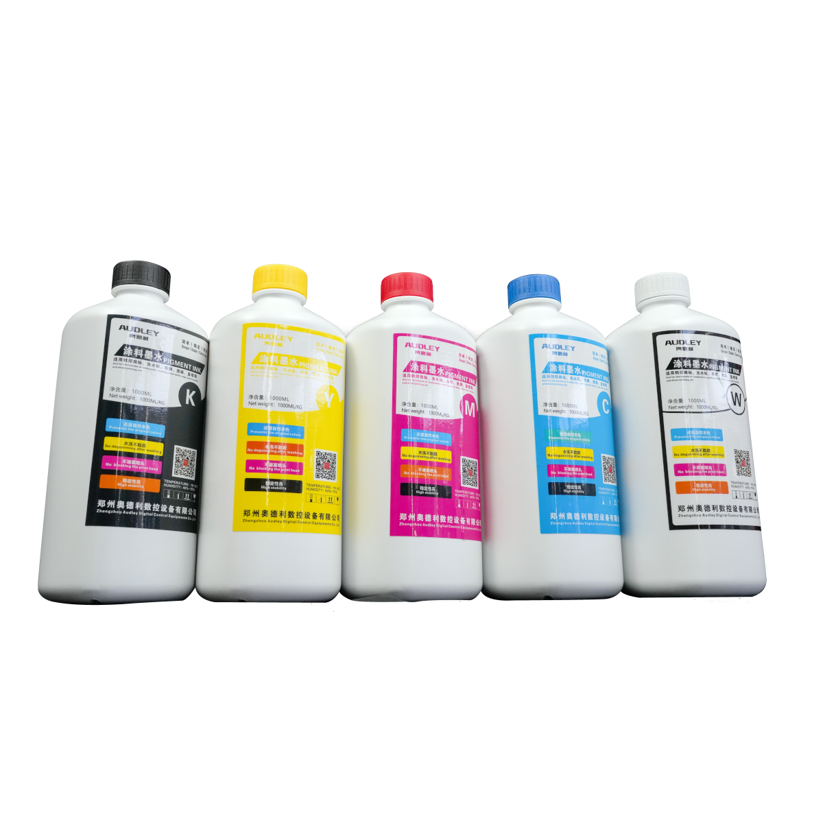 Audley 1000ml Premium Japan-Imported DTF Ink - High-Quality Pigment Ink, 50% Usage Efficiency, Vivid Colors, and Clog-Free Technology