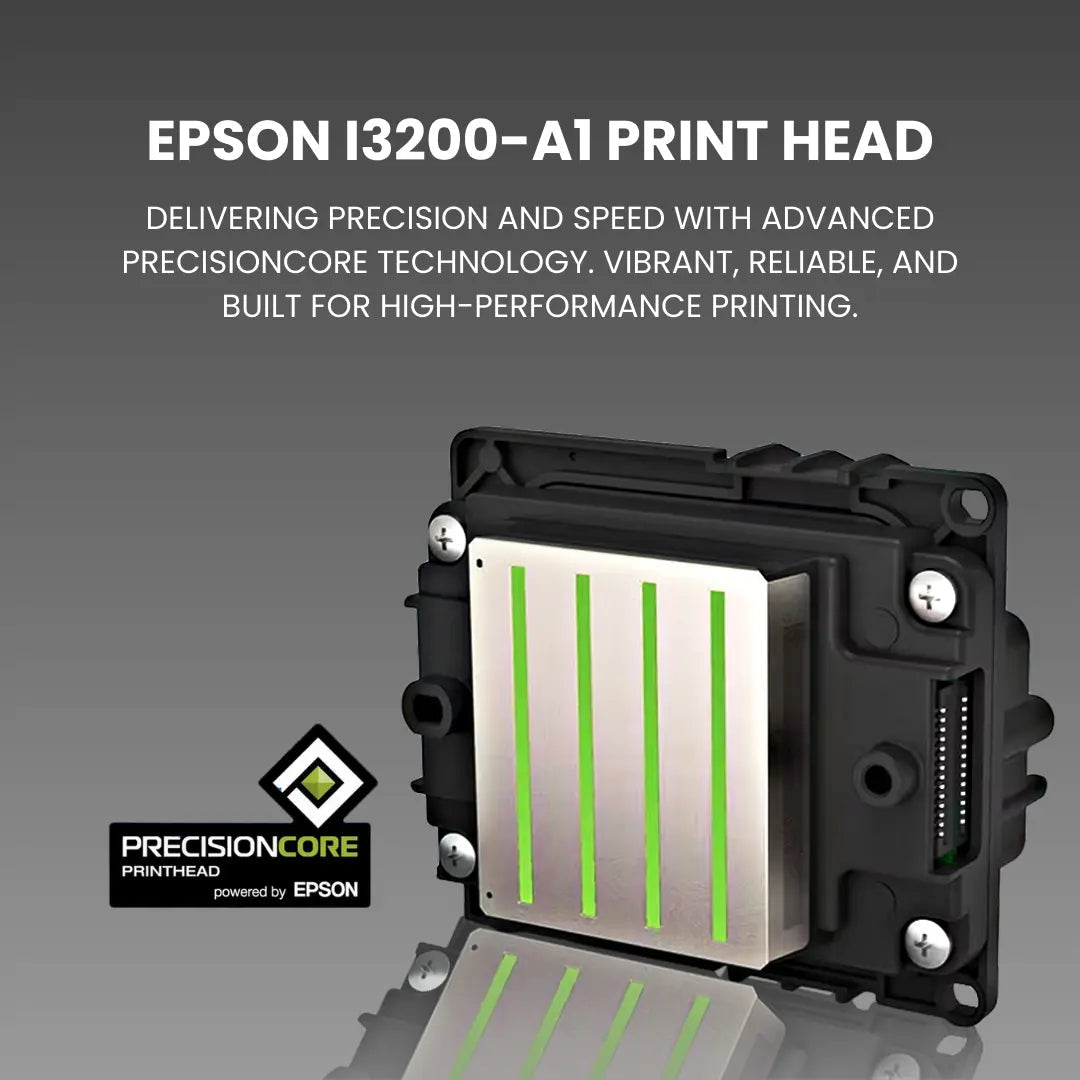 Audley 2 Printheads (i3200-A1) 60cm Premium DTF Printer with Audley DF-800(A) Powder Shaker