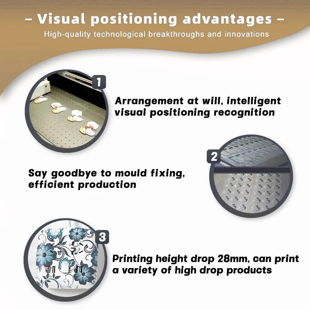 Audley 9060 UV Printer – 3 Head Epson I3200-U1 (With/Without Vision Positioning)