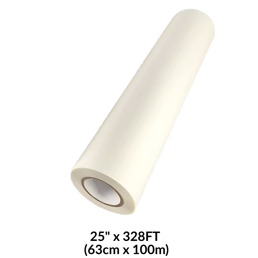 DTF Transfer Film 25" x 328FT (63cm x 100m) Double-Sided Hot Peel