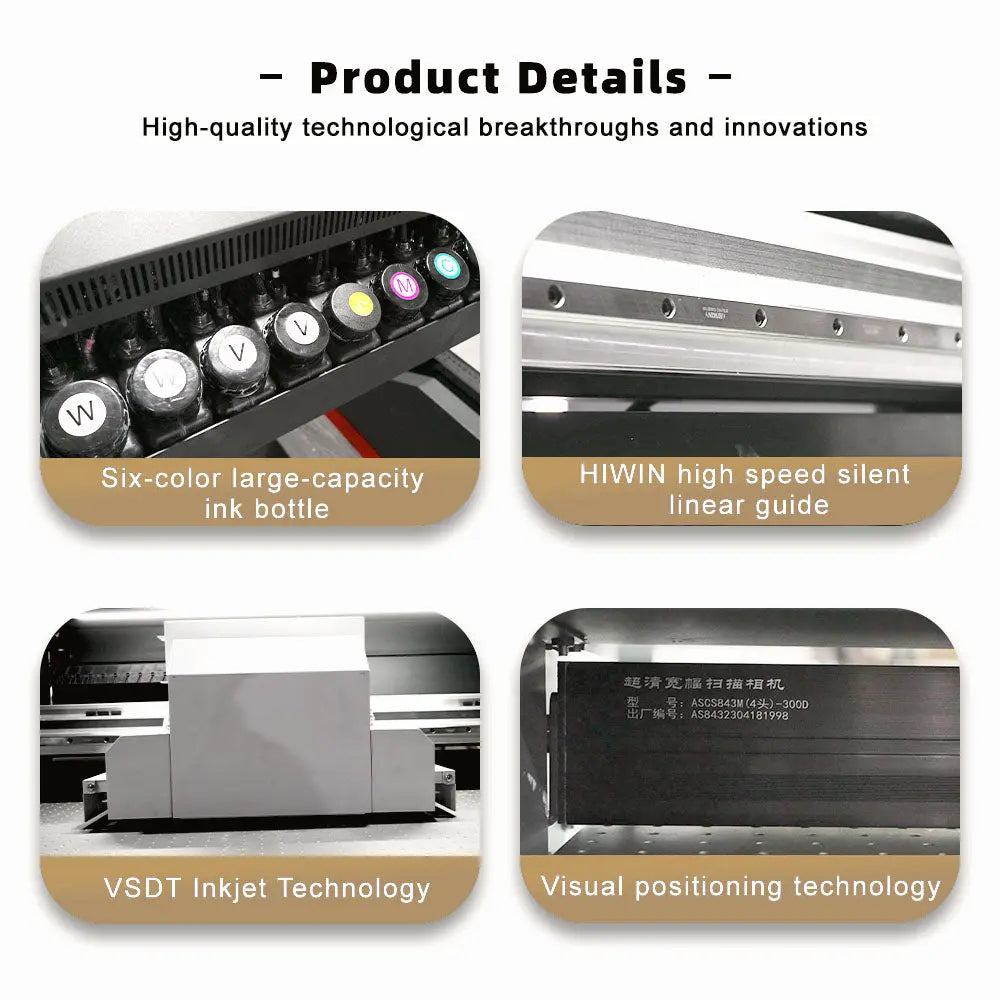 Audley 9060 UV Printer – 3 Head Epson I3200-U1 (With/Without Vision Positioning)